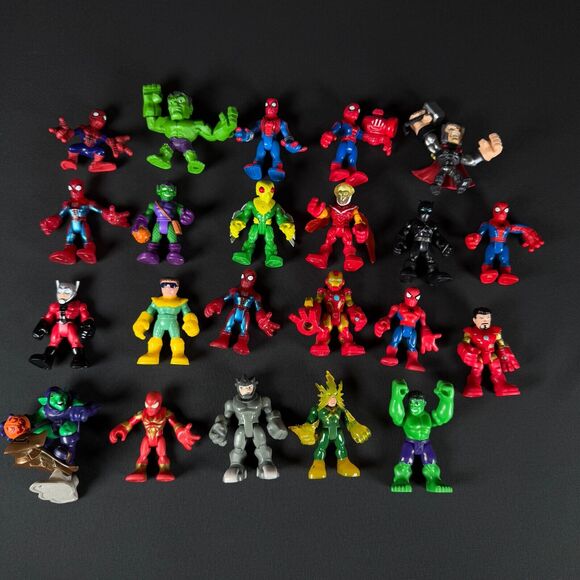 MARVEL SUPERHERO SQUAD LOT OF 22 FIGURES 3" HASBRO!